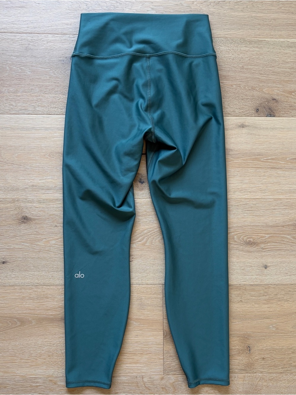 Alo Yoga 7/8 High Waist Airlift Leggings Midnight Green Size L NWOT*@29